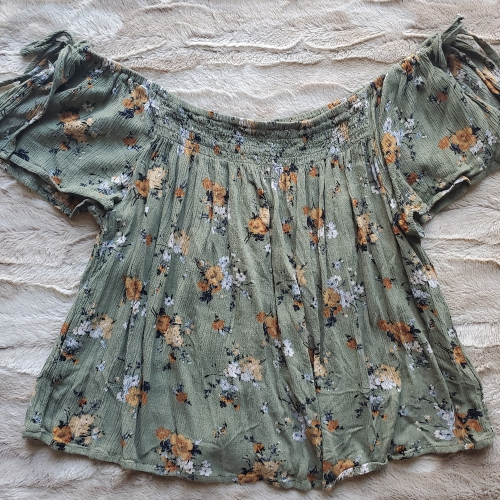 Floral Off the Shoulder top